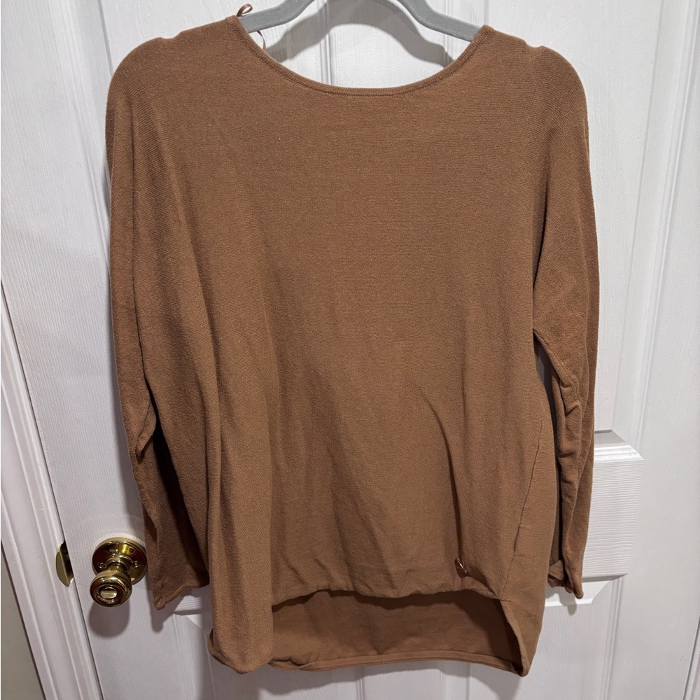 Michael Kors Tan Long Sleeve Top